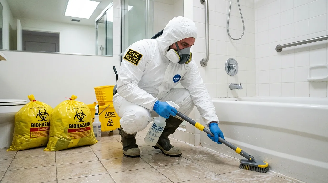 Decontamination equipment deployed for Blood Cleanup in Erie